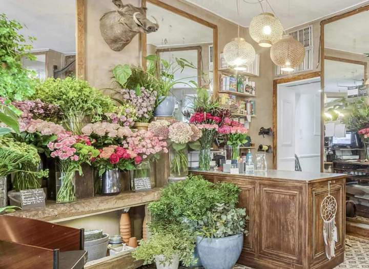 Boutique de fleurs Paris