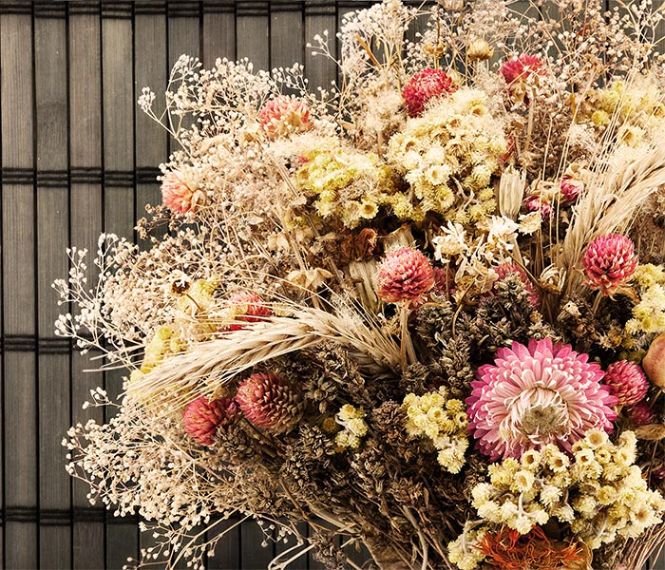 Vente fleurs séchées Paris 8